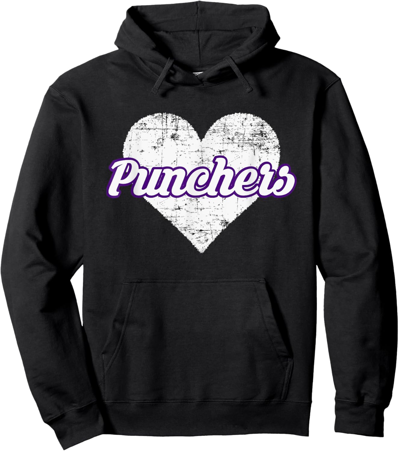 Mason Punchers Over Heart Hoodie - Hoodie | Black
