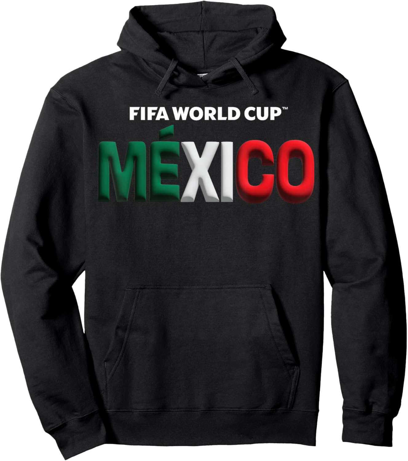 FIFA World CUP26 Mexico Bubble Color Hoodie - Hoodie | Black