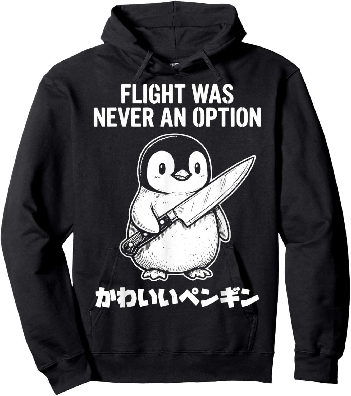 Flight was Never an Option Hoodie - Hoodie | Black