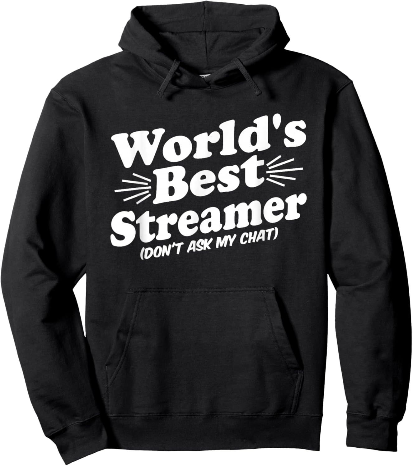 World's Best Streamer Funny Men Women Hoodie - Hoodie | Black