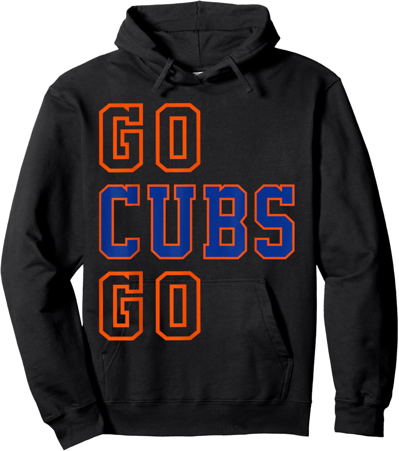 Men Women Kids Go Cubs Hoodie - Hoodie | Black
