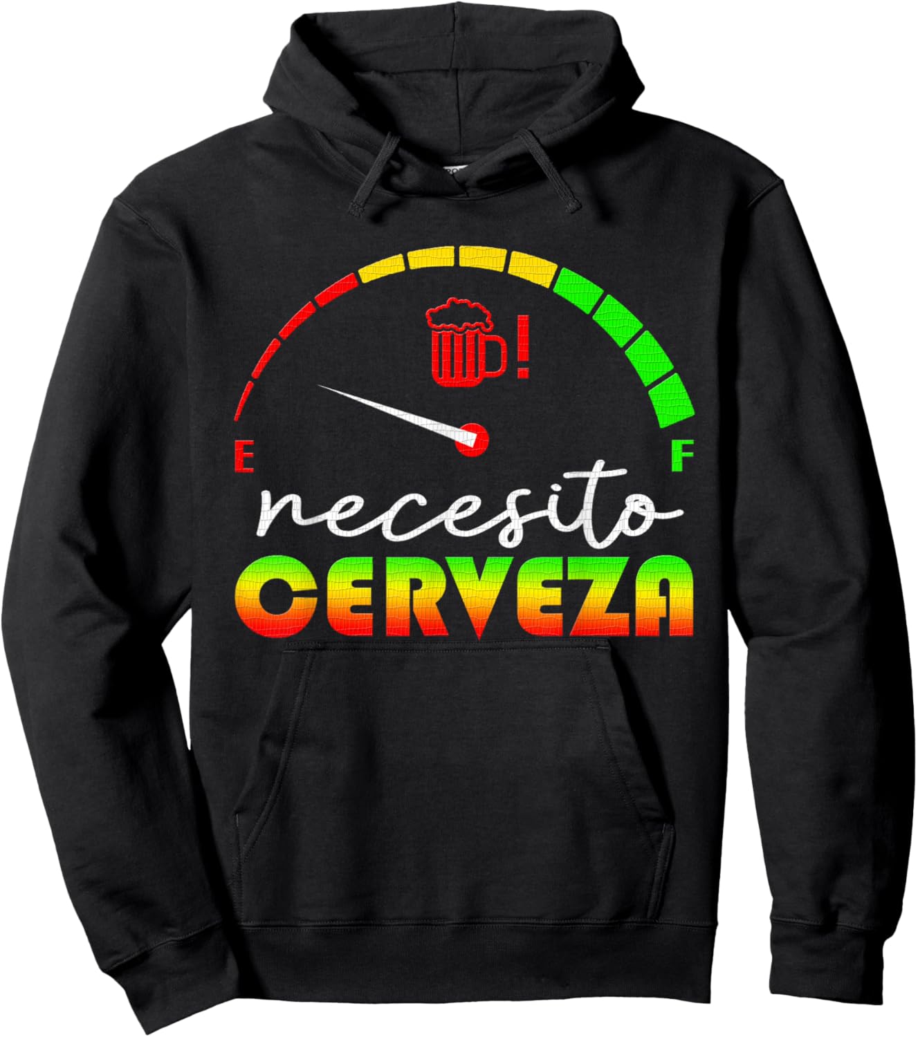 Necesito Cerveza Shirt - Cerveza Hoodie - Hoodie | Black