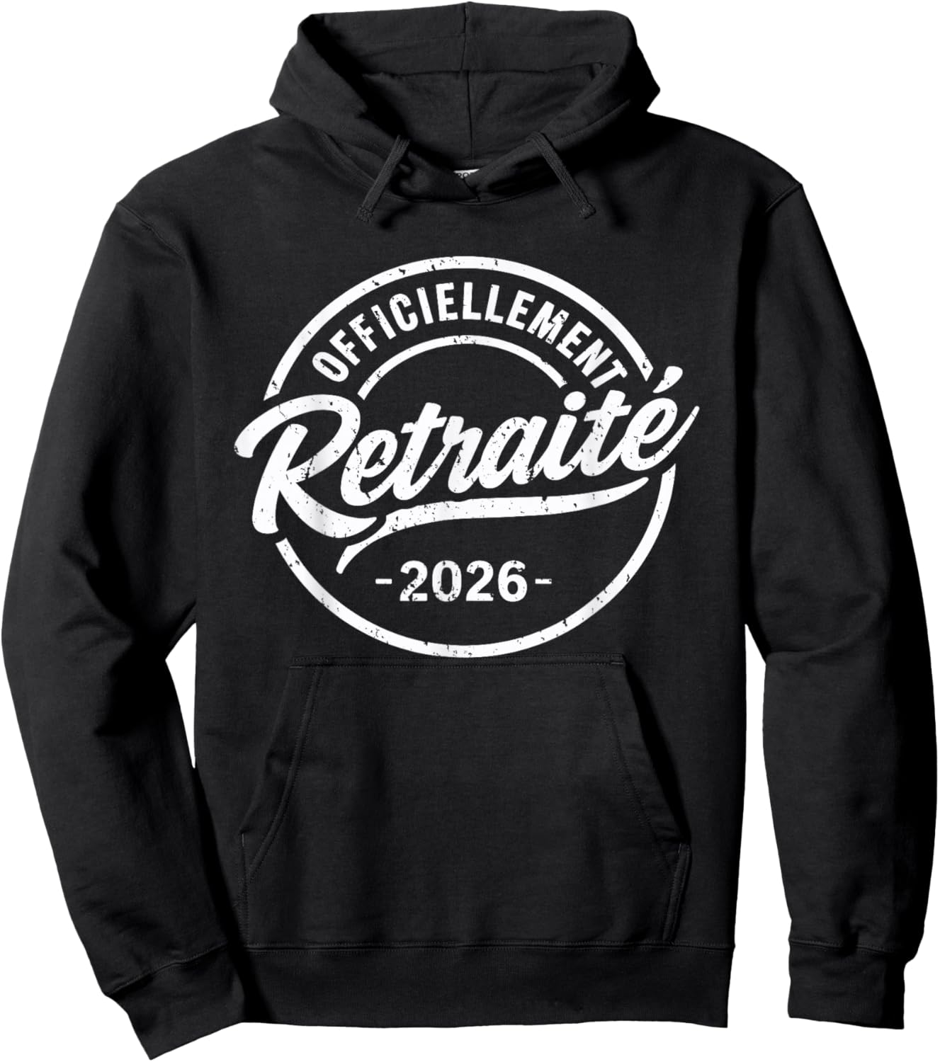Homme Retraite Homme Officiellement Retraité 2026 Hoodie - Hoodie | Black
