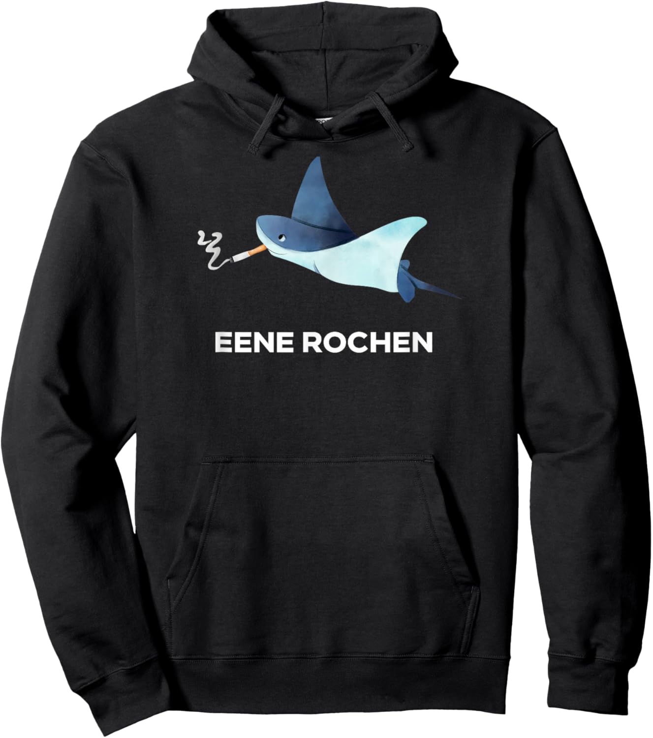 T-Shirt Hoodie - Hoodie | Black