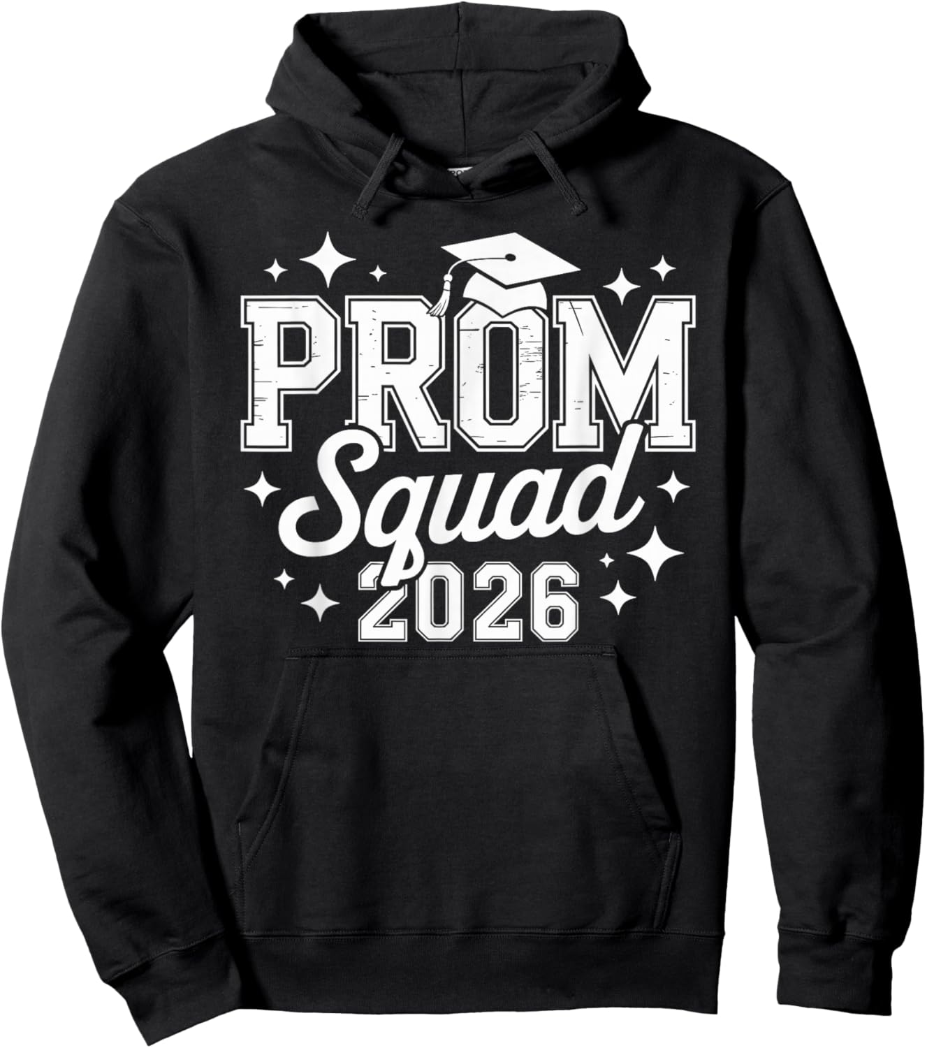 Prom Squad 2026 Graduate Funny Prom Class of 2026 Hoodie - Hoodie | Black