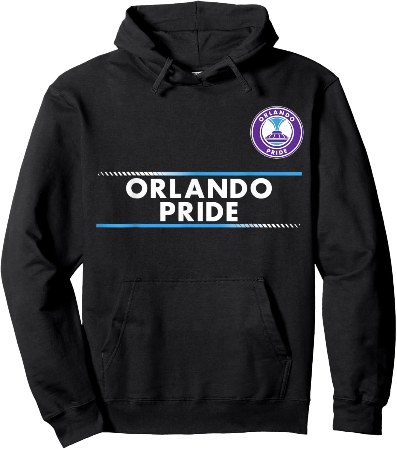 Officially Licensed Orlando Pride Soccer NWSL Apparel Hoodie - Hoodie | Black
