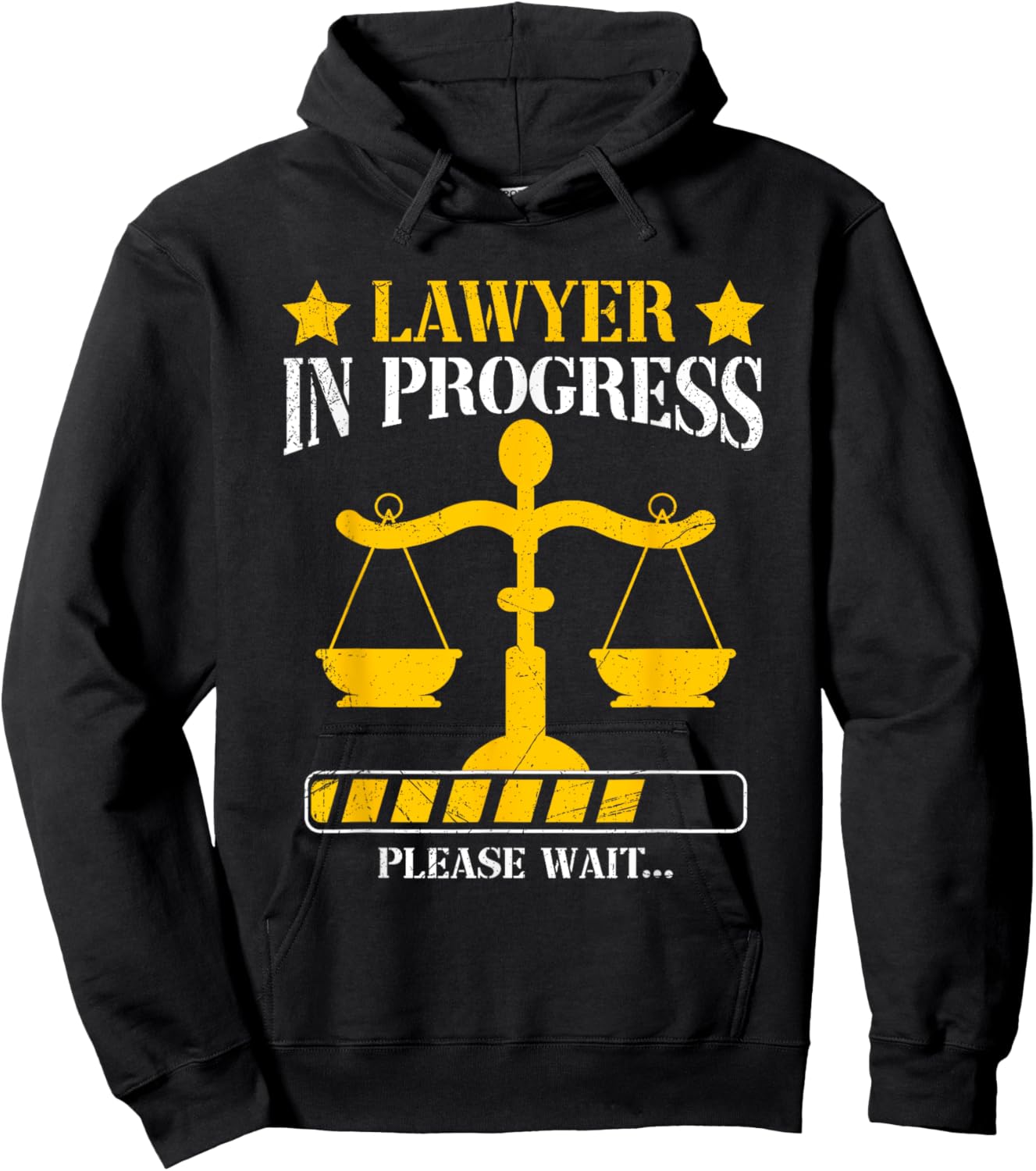 Lawyer In Progress Law School Student Graduation Party Hoodie - Hoodie | Black