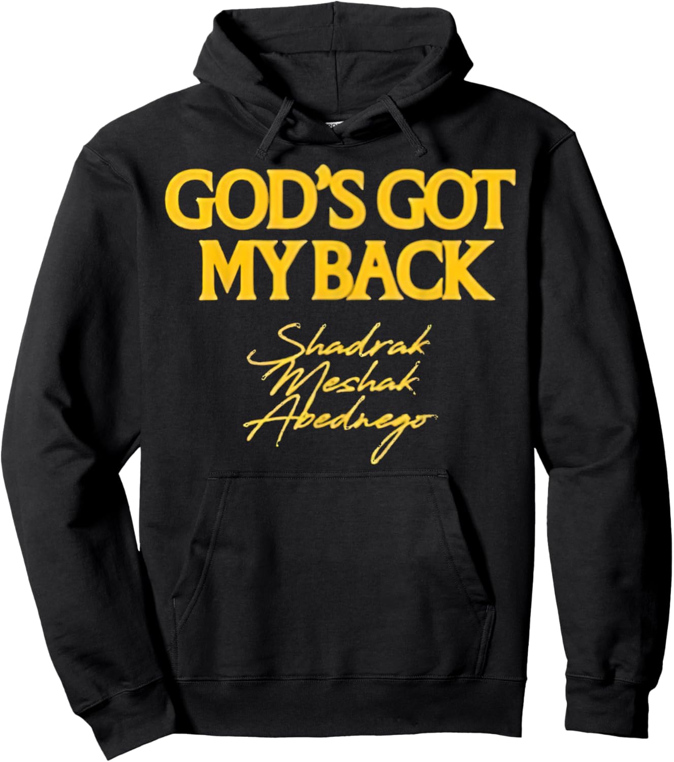Brandon Lake Merch God's Got My Back Shadrach Meshach Abedne Hoodie - Hoodie | Black