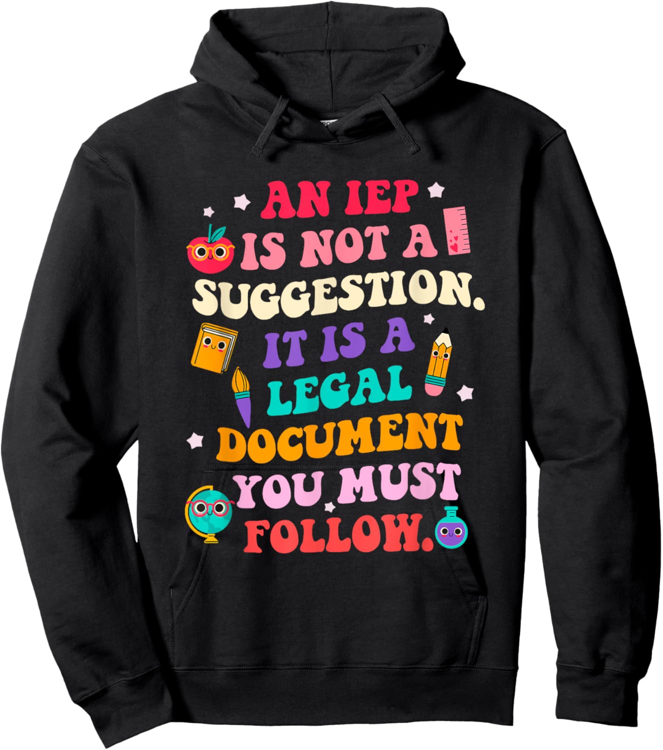 It Is A Legal Document You Must Follow Hoodie - Hoodie | Black