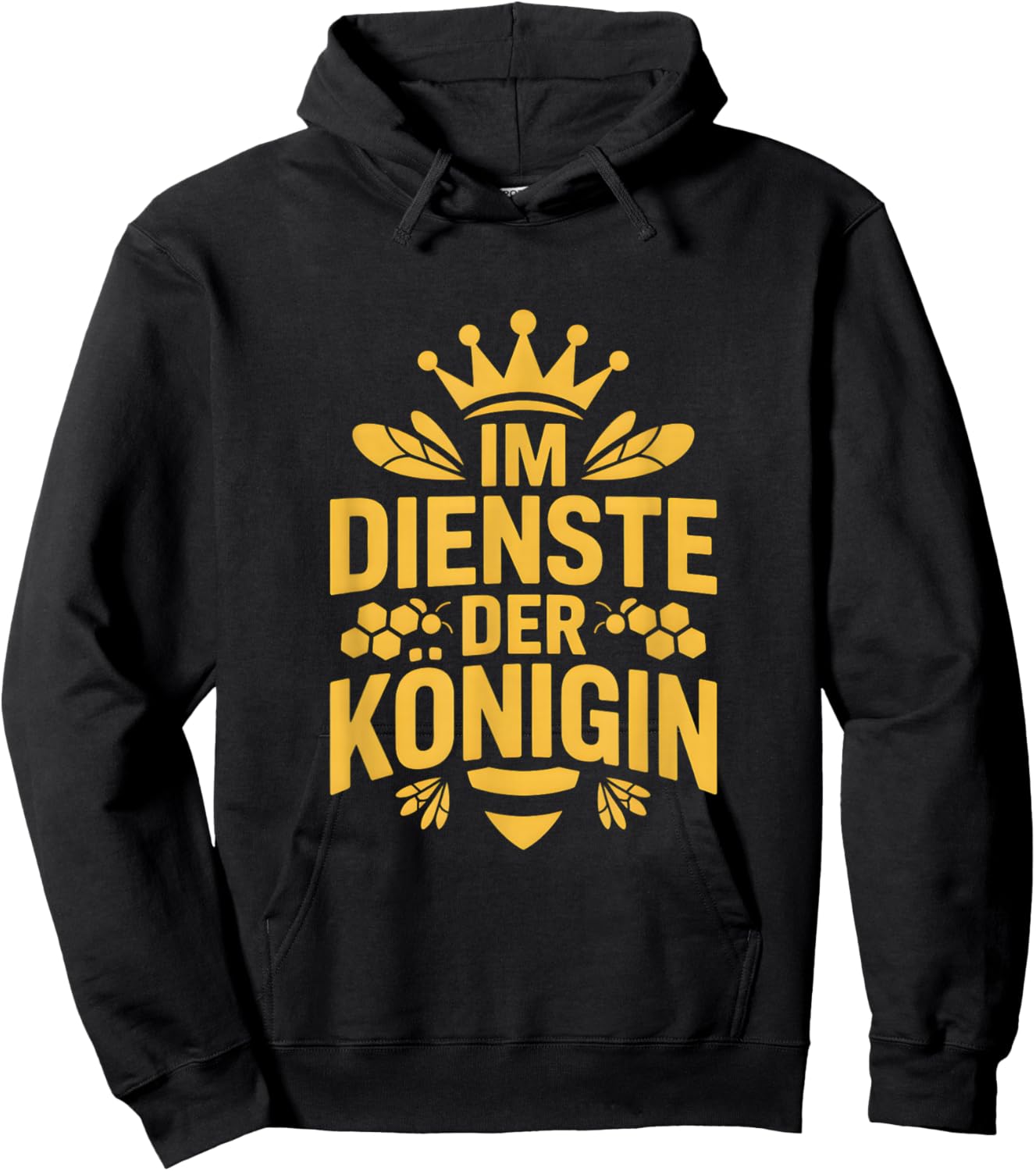 Im Dienste Der Königin Lustige Imker Biene Hoodie - Hoodie | Black