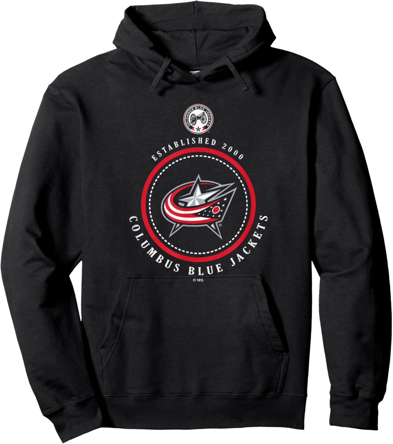 Columbus Blue Jackets Est 2000 Navy Officially Licensed Hoodie - Hoodie | Black
