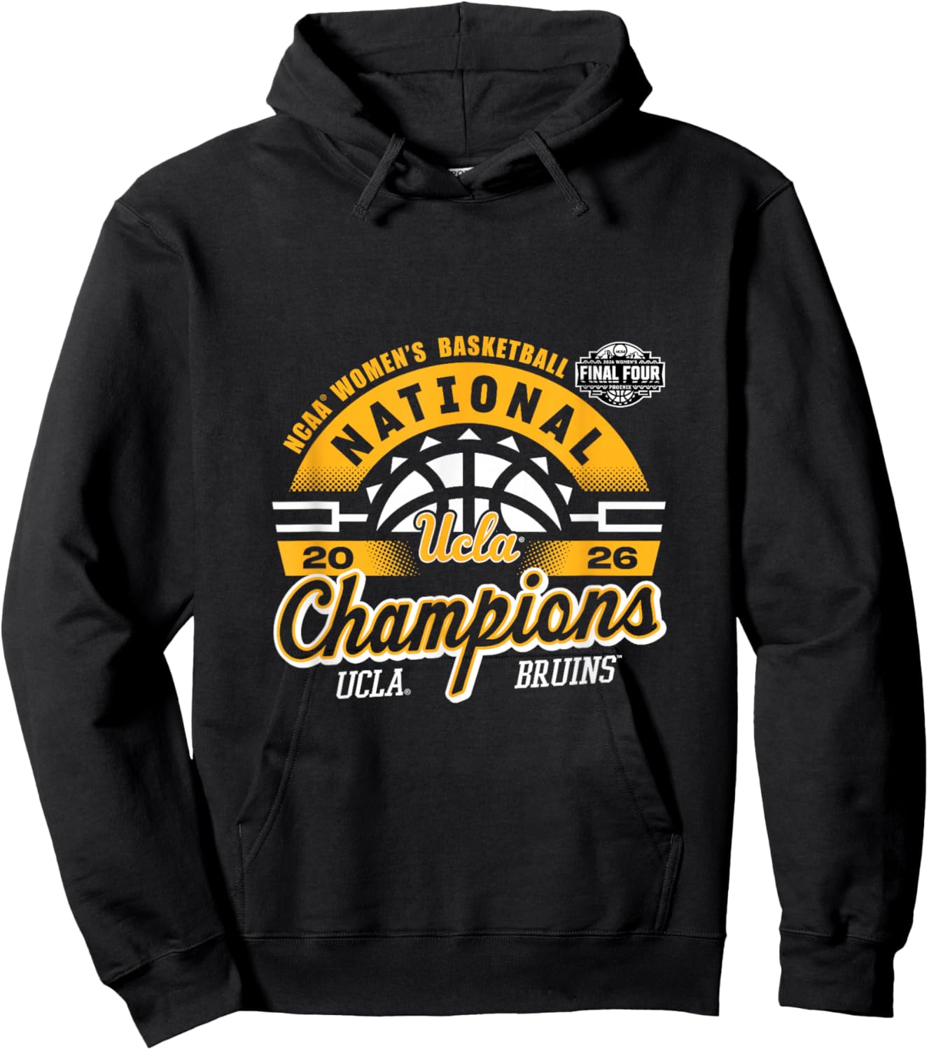 UCLA Women's Basketball National Champions March Madness Hoodie - Hoodie | Black