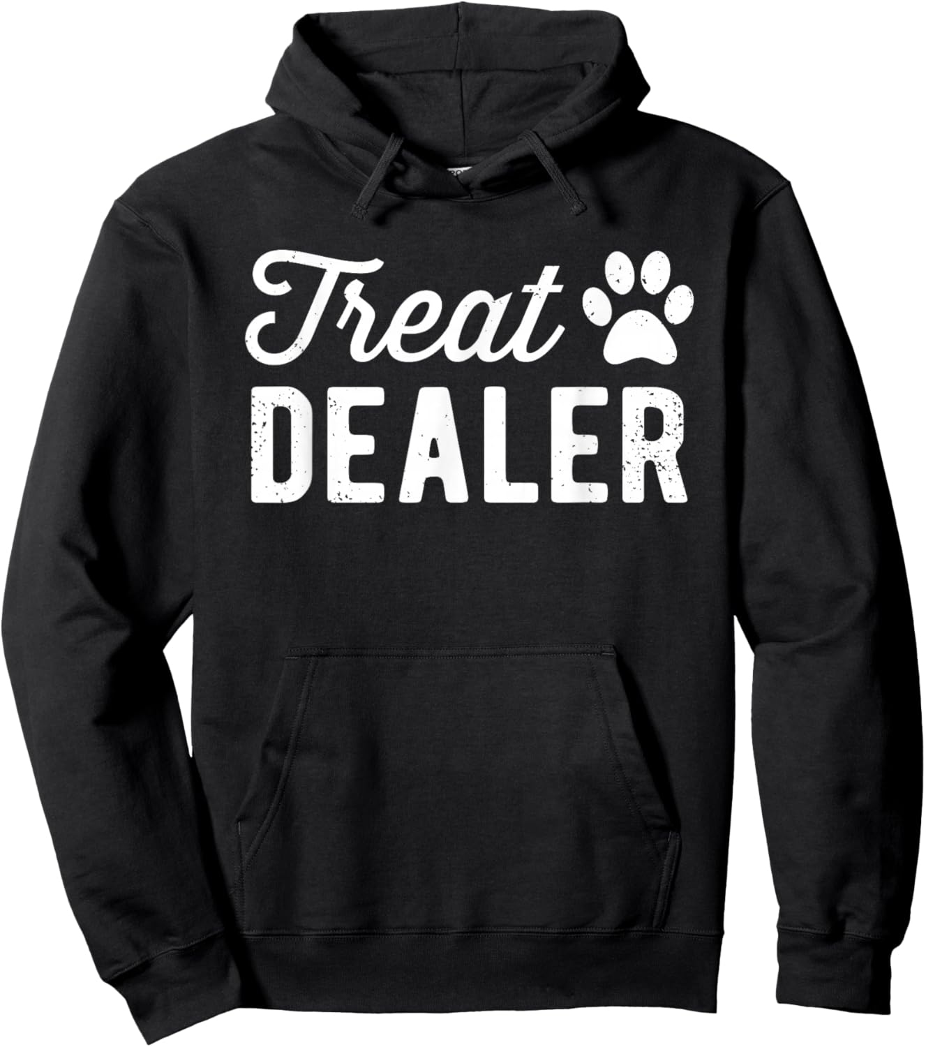Dog Treat Dealer Funny Humor Dog Owner Dog Treats Dog Lover Hoodie - Hoodie | Black