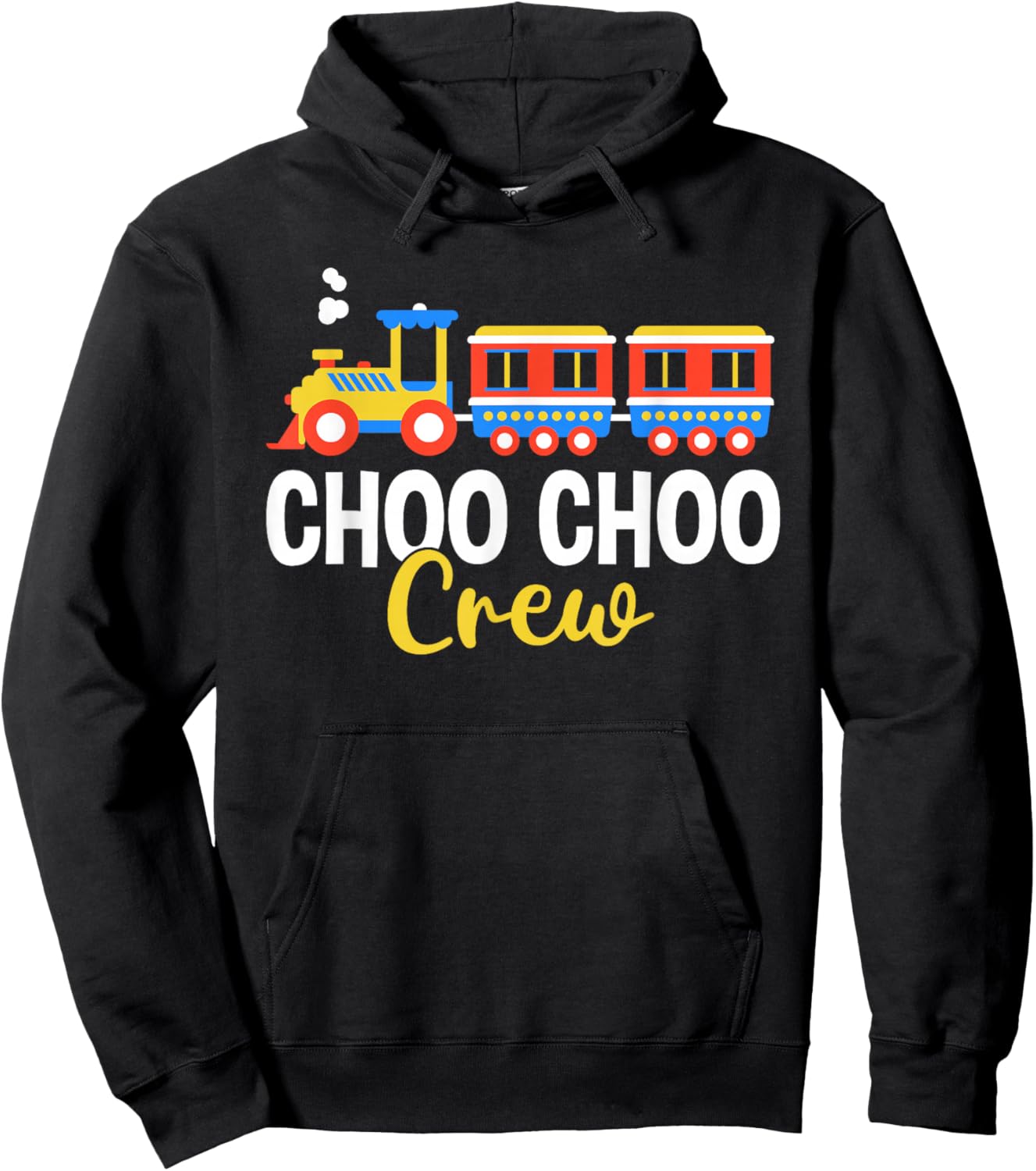 Choo Choo Crew Railway Train Birthday Hoodie - Hoodie | Black