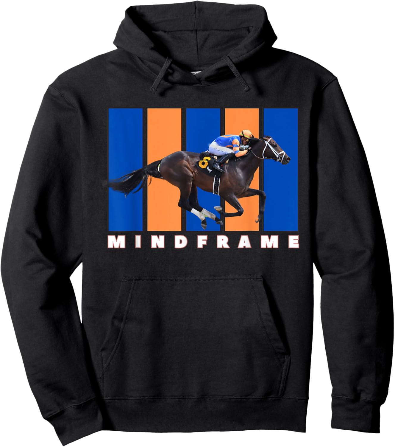 Mindframe Horse, Horse Racing, Del Mar, Santa Anita Shirt Hoodie - Hoodie | Black
