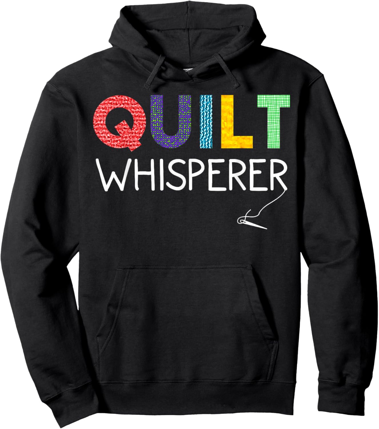 Funny Quilting Art Mom Quilt Sewing Lovers Quilter Hoodie - Hoodie | Black
