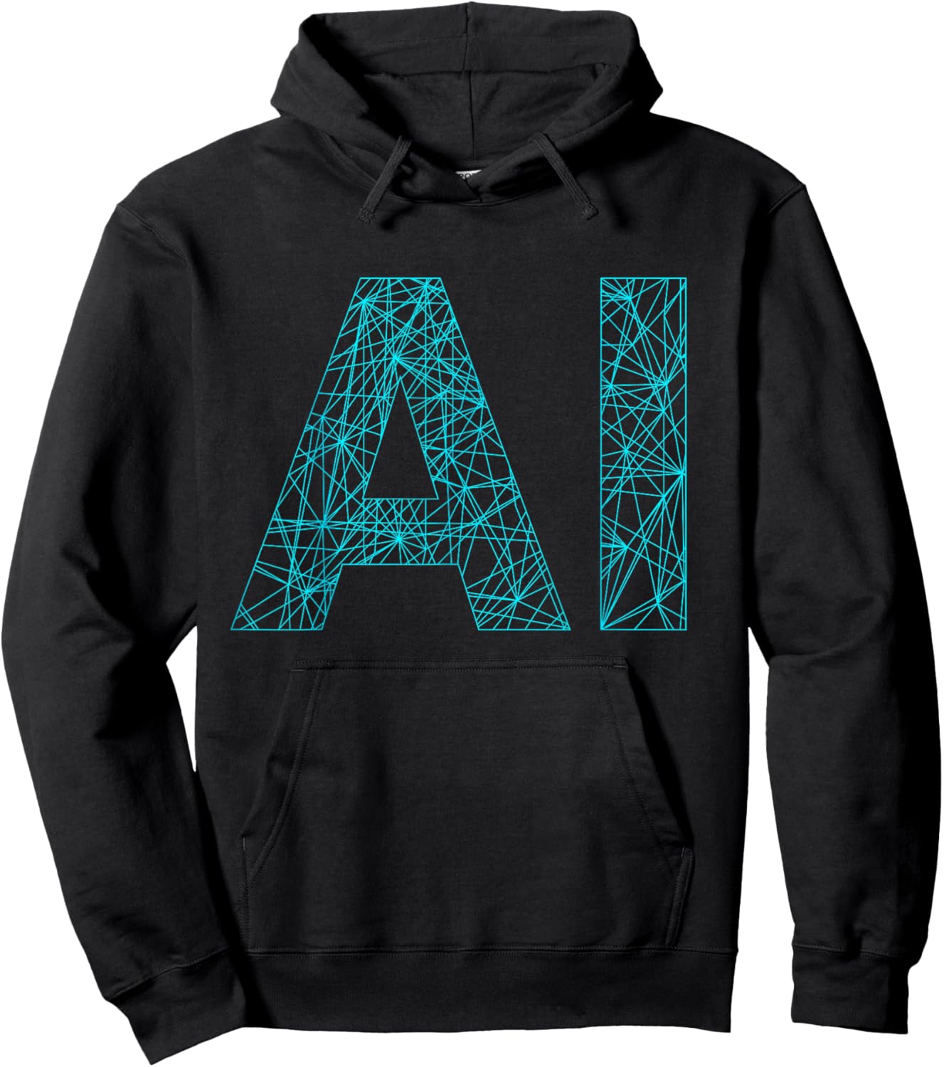 AI Artificial Intelligence Cool Design Hoodie - Hoodie | Black
