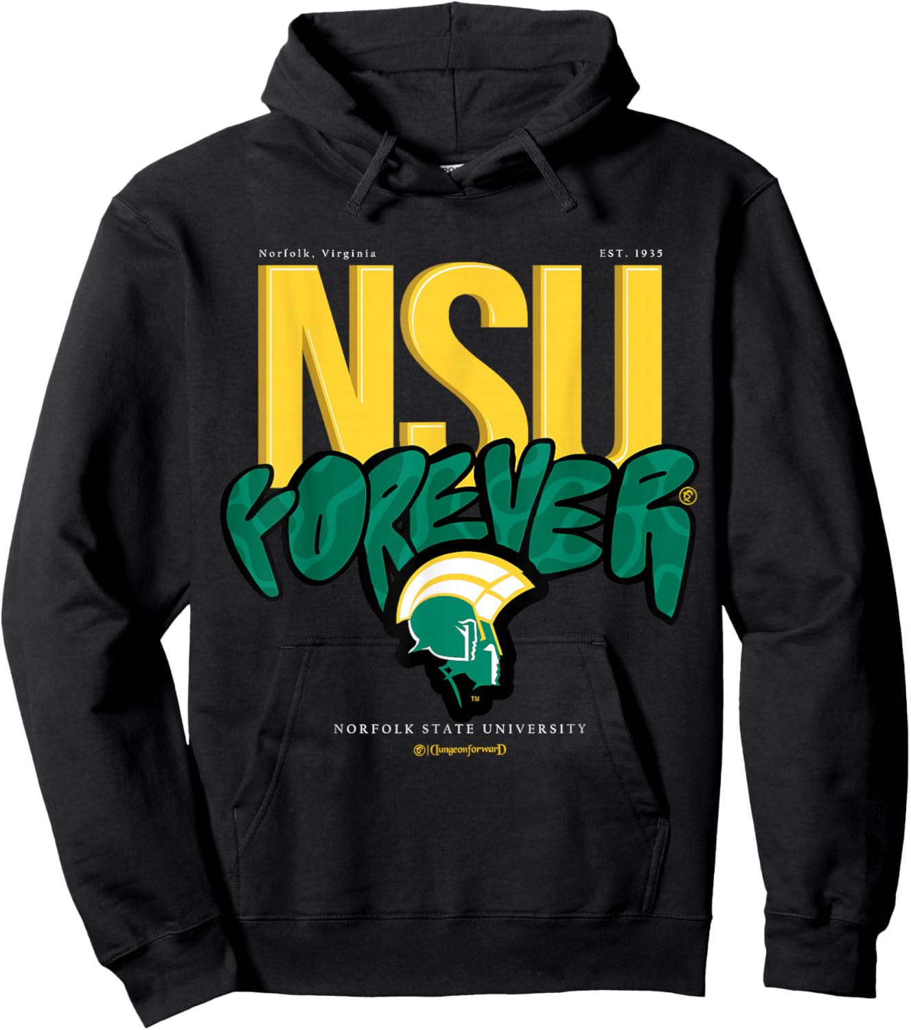 The Yard Essentials - Norfolk State University - NSU Forever Hoodie - Hoodie | Black