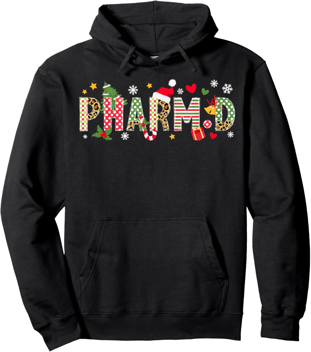 PharmD Christmas Doctor Of Pharmacy Xmas Party Hoodie - Hoodie | Black