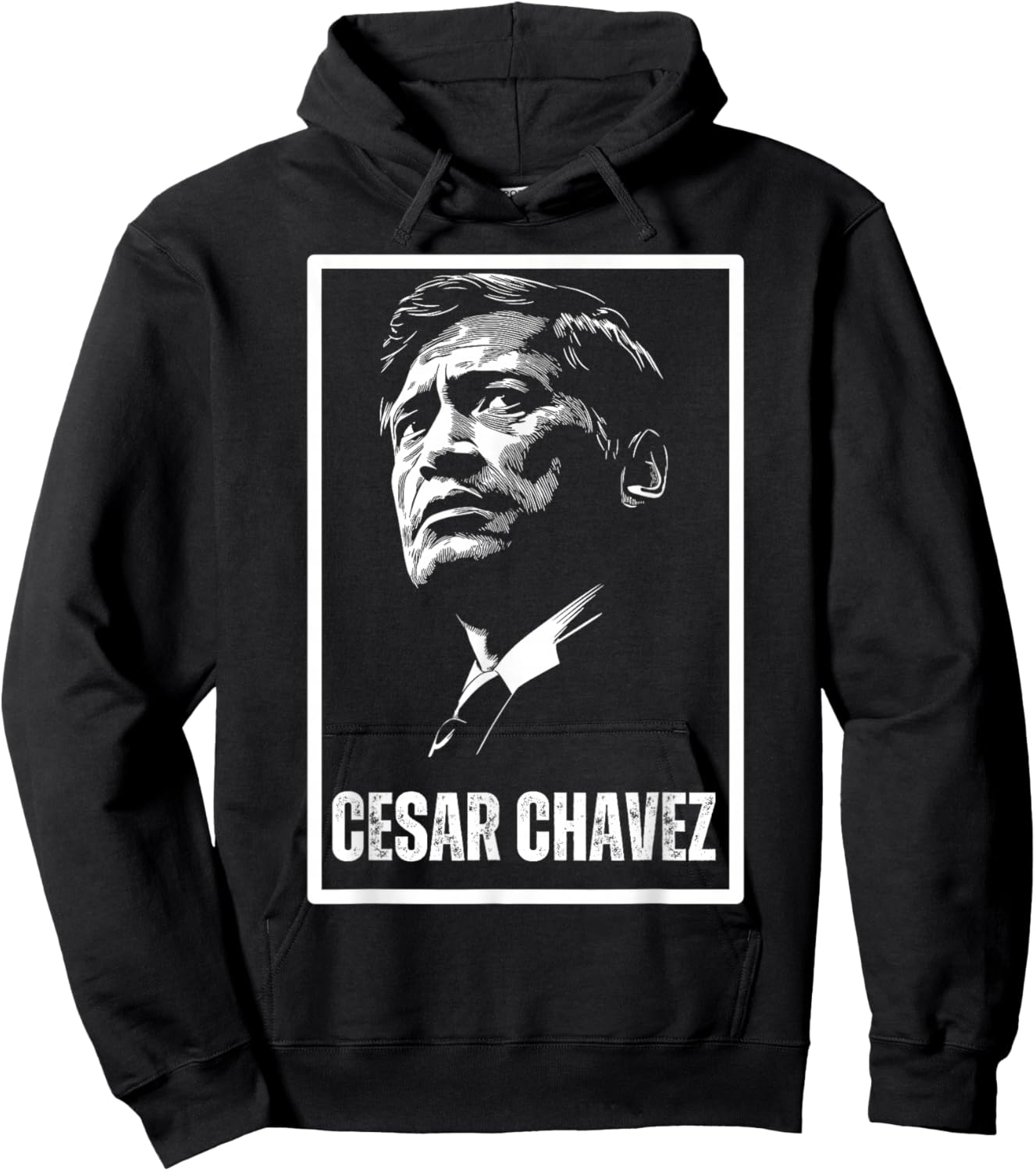 Cesar Chavez Hispanic Heritage Month Mexican Pride Latino Hoodie - Hoodie | Black