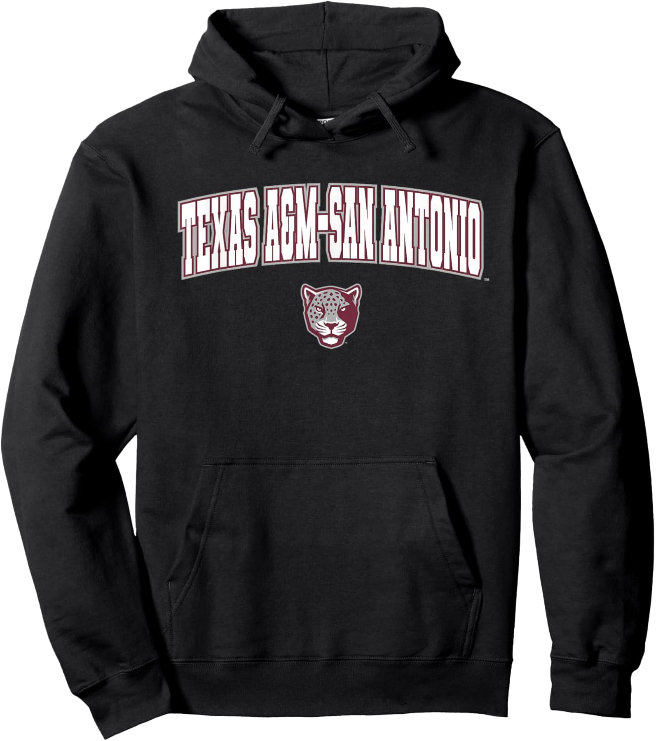 Texas A&M University-San Antonio TAMUSA Jaguars Arch Logo Hoodie - Hoodie | Black