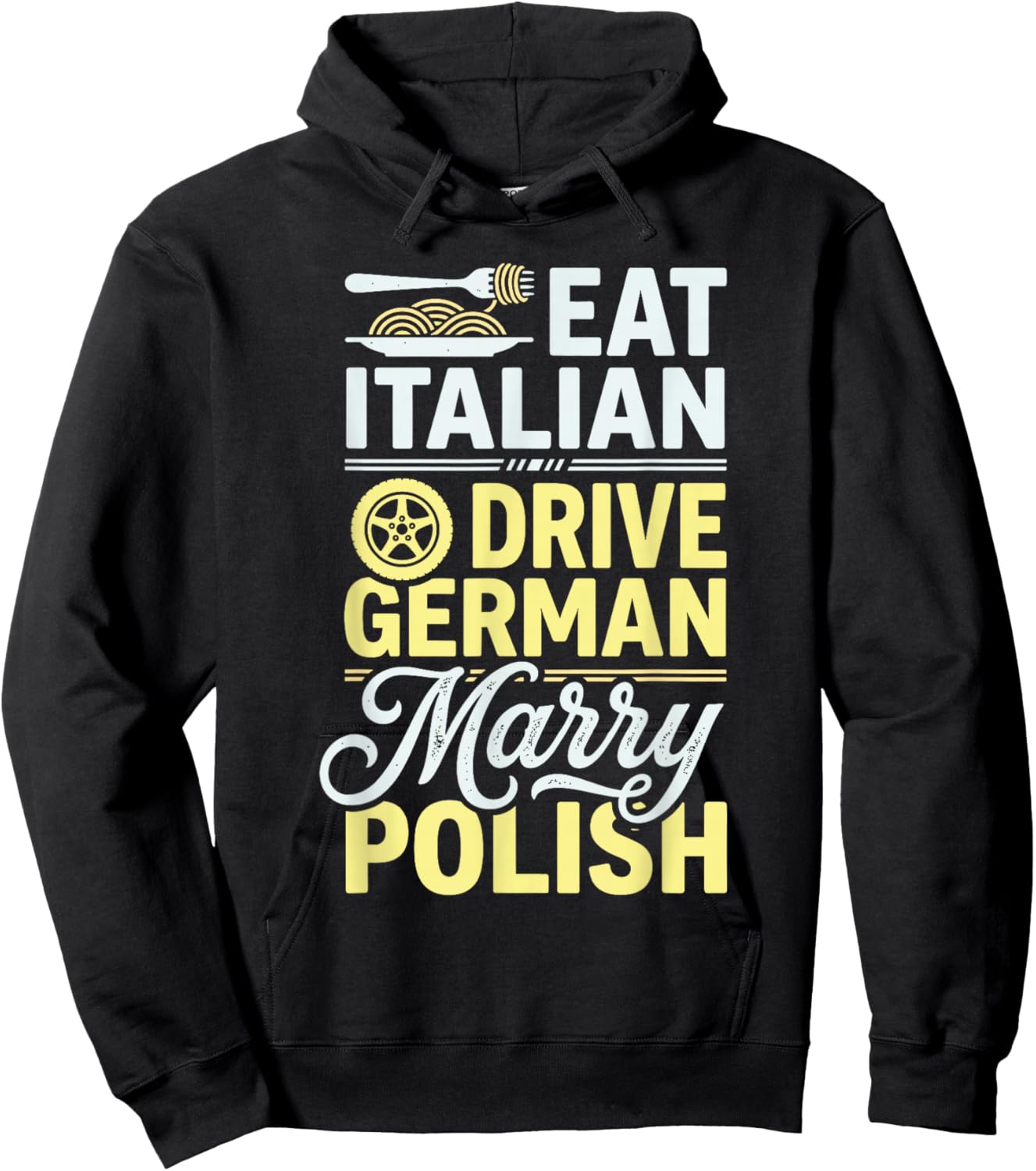 T-Shirt Hoodie - Hoodie | Black