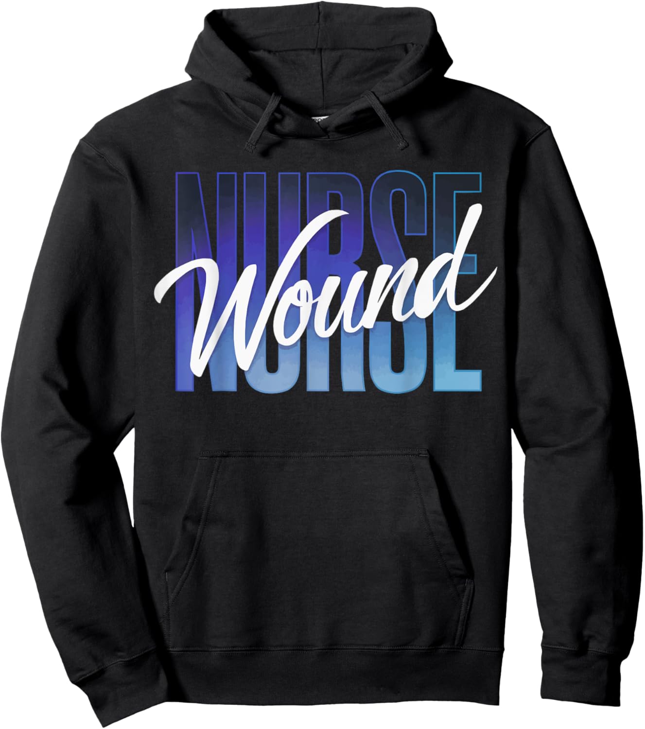 Wound Care Nurse Retro Wound Care Nursing Hoodie - Hoodie | Black