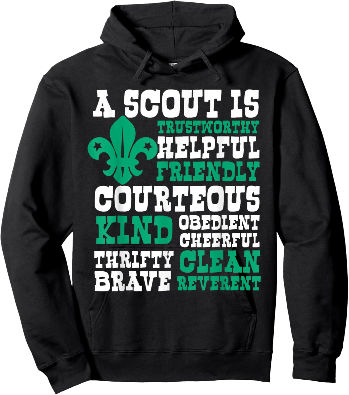 Scout Nature - Uniform Scouting Hoodie - Hoodie | Black