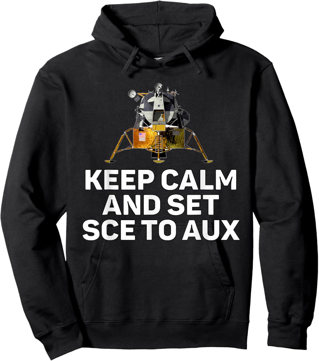 Keep Calm and Set SCE to AUX Hoodie - Hoodie | Black