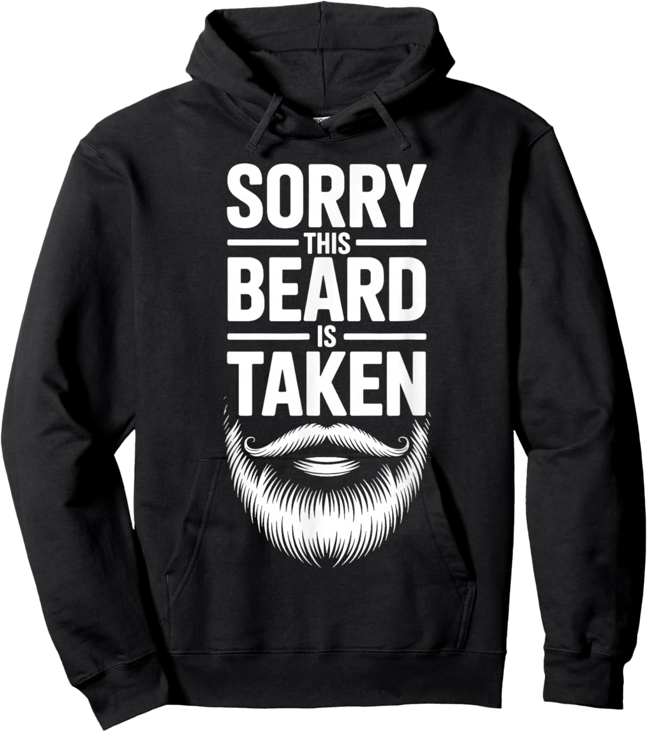 Cool Bearded Design Women Beard Mustache Beard Lover Hoodie - Hoodie | Black