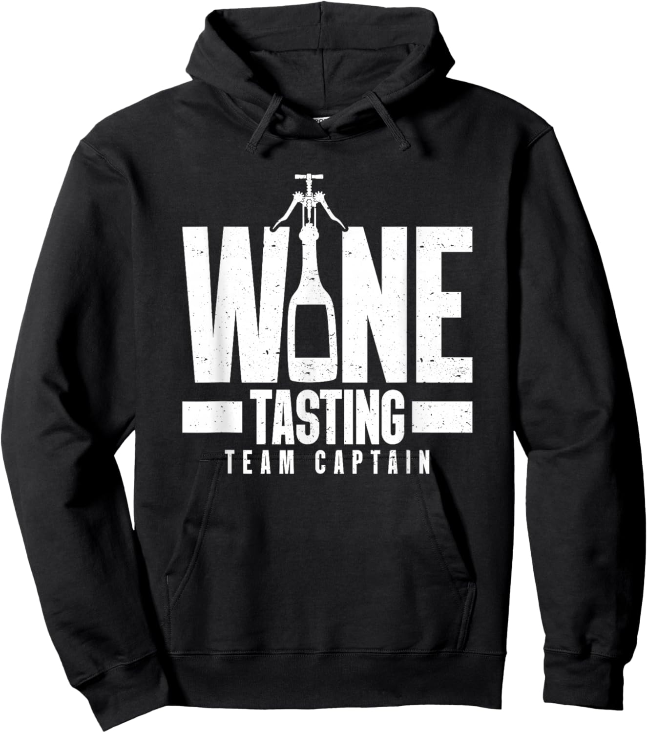 Wine Tasting Team Captain, Wine Crew, Wine Squad, Wine Hoodie - Hoodie | Black