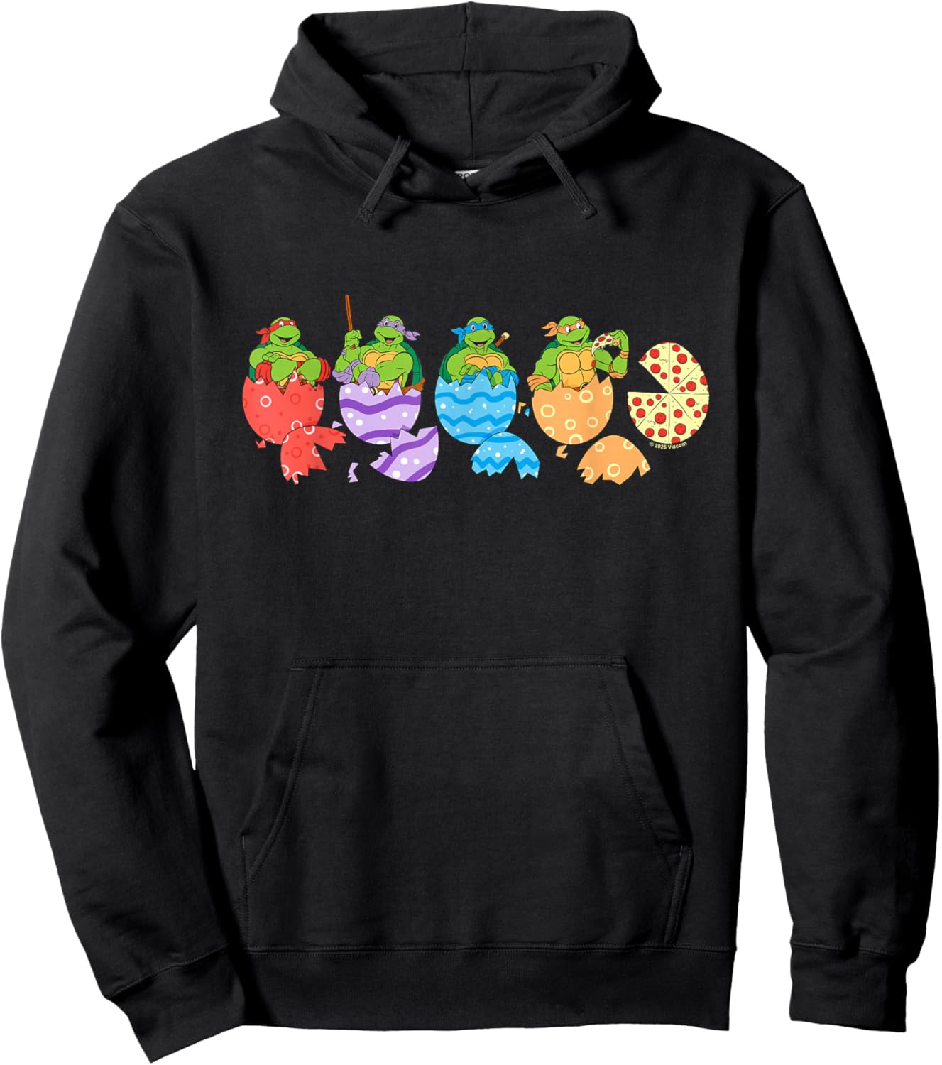 Teenage Mutant Ninja Turtles Easter Line Up Hoodie - Hoodie | Black
