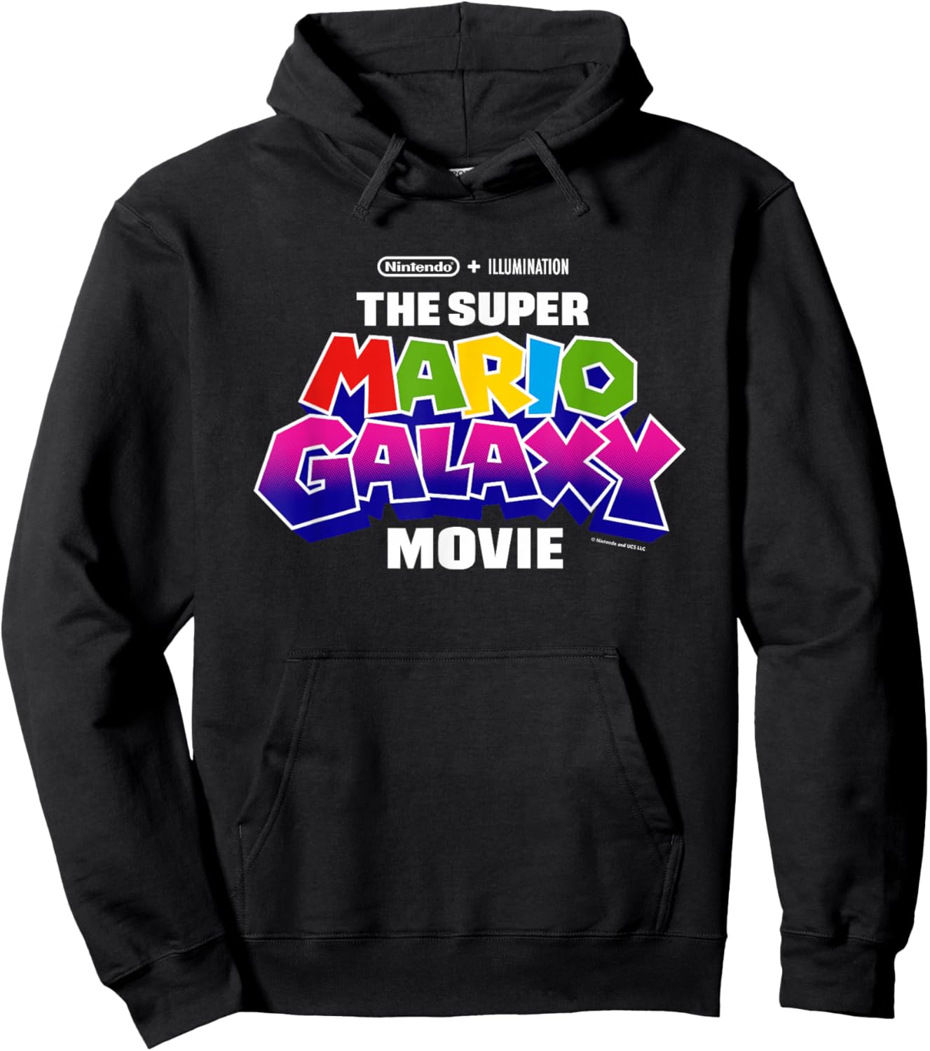 The Super Mario Galaxy Movie Logo Hoodie - Hoodie | Black