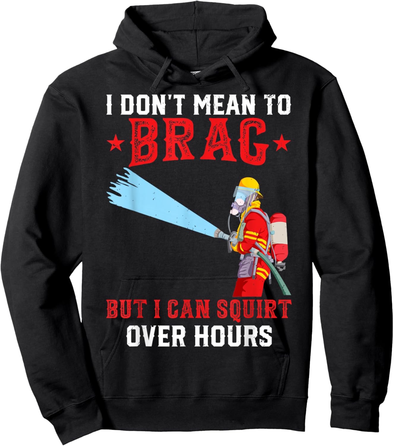 Fireman Funny Firefighter Hoodie - Hoodie | Black