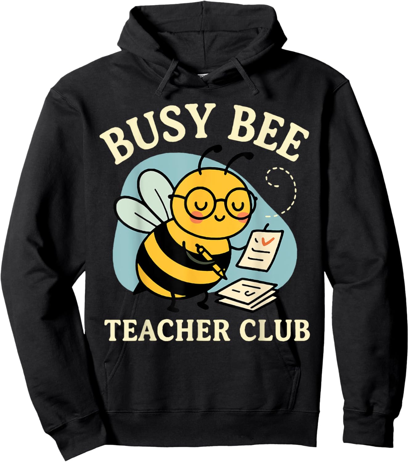 Busy Bee Teacher Club Hoodie - Hoodie | Black