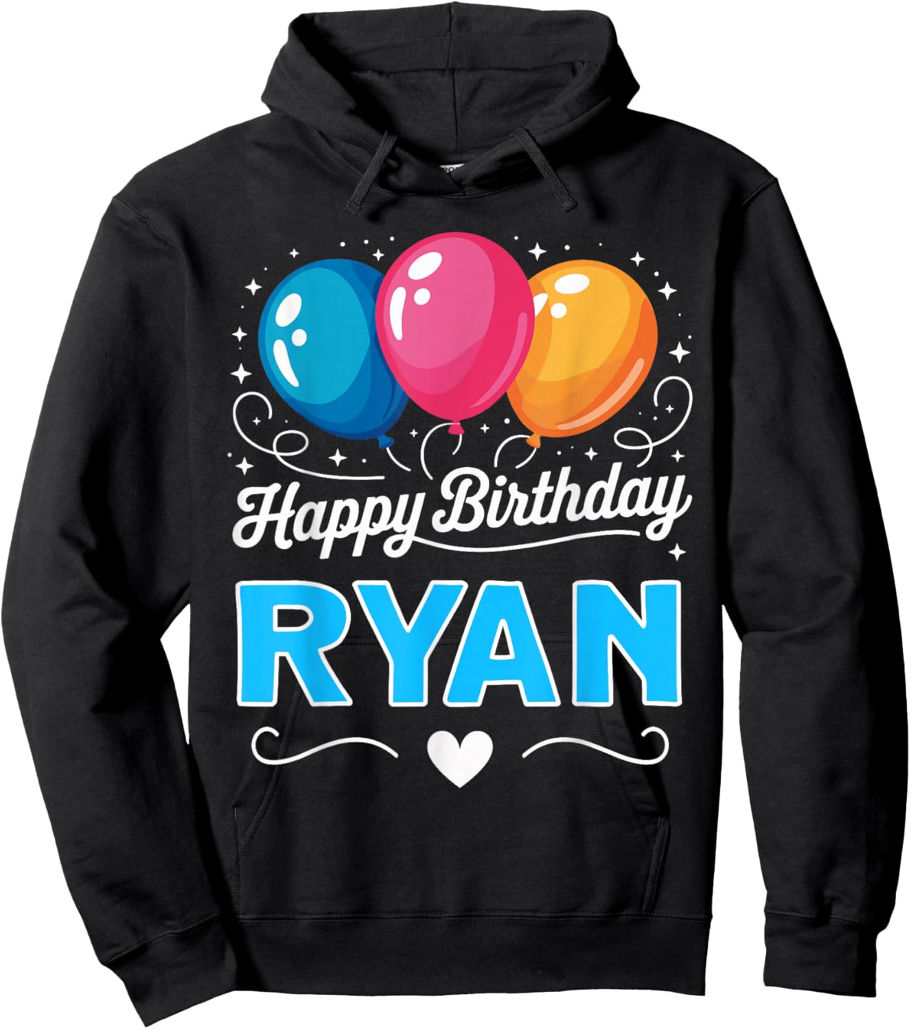 Happy Birthday Ryan Hoodie - Hoodie | Black