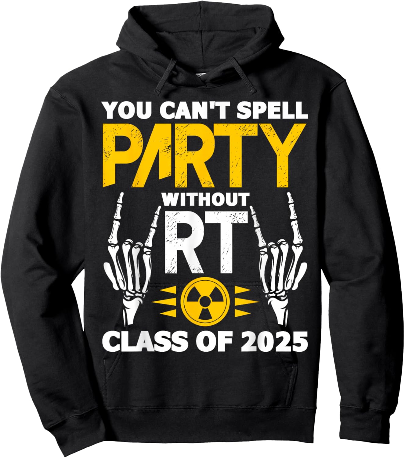 Rad Tech Student RT Class of 2025 Radiology Graduation Hoodie - Hoodie | Black