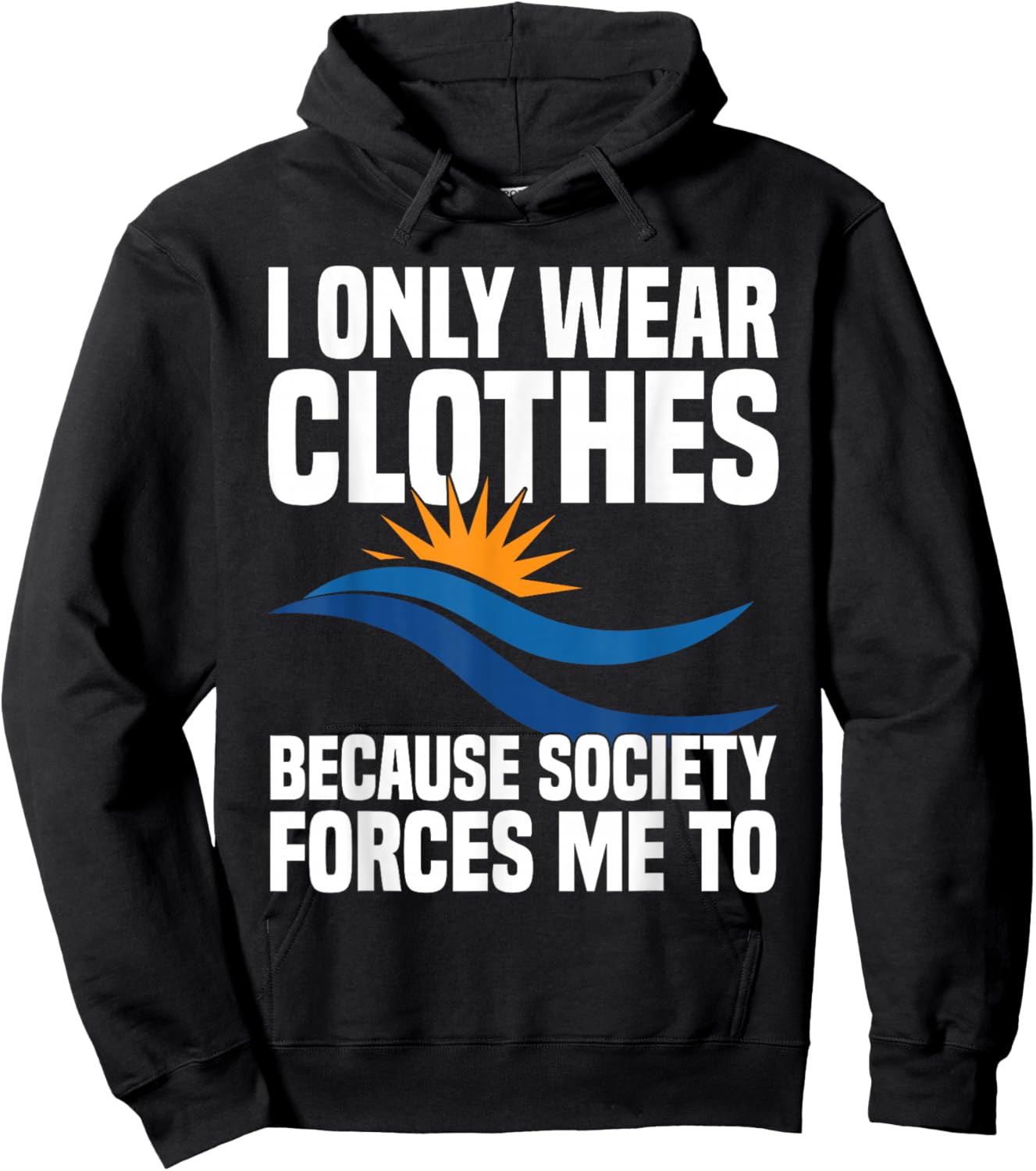 Nudism Accessories Nakedness Naturism Lover Freedom Nudist Hoodie - Hoodie | Black