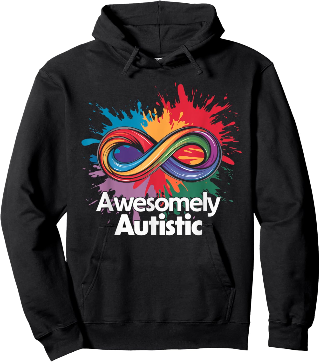 Autism Awesomely Autistic Autism Awareness Hoodie - Hoodie | Black