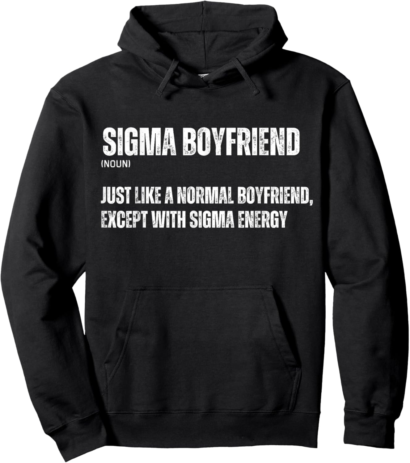 Funny Sigma Boyfriend Funny Gen Alpha Sigma Family Meme BF Hoodie - Hoodie | Black
