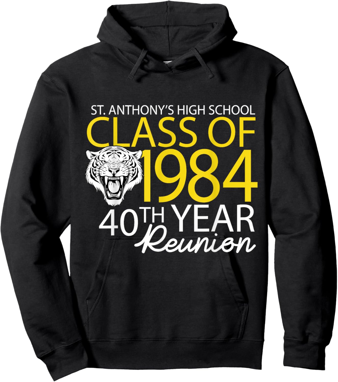 St. Anthony's High School Class of 1984, 40th Year Reunion Hoodie - Hoodie | Black