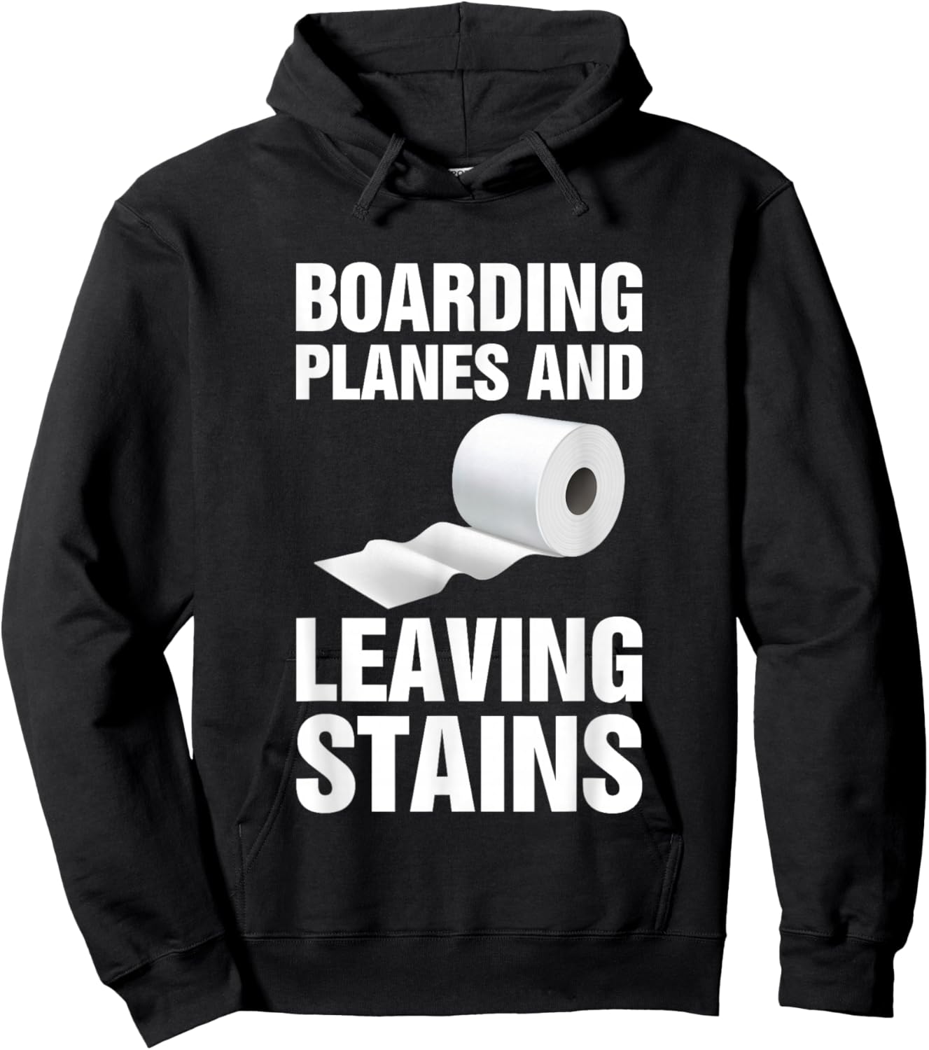 Boarding Planes Leaving Stains Funny Embarrassing Airport Hoodie - Hoodie | Black