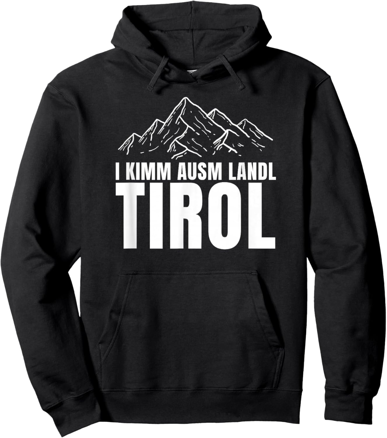 Tirol. DJ Apres Ski Outfit. Es ist Zeit Tirol zu feiern Hoodie - Hoodie | Black