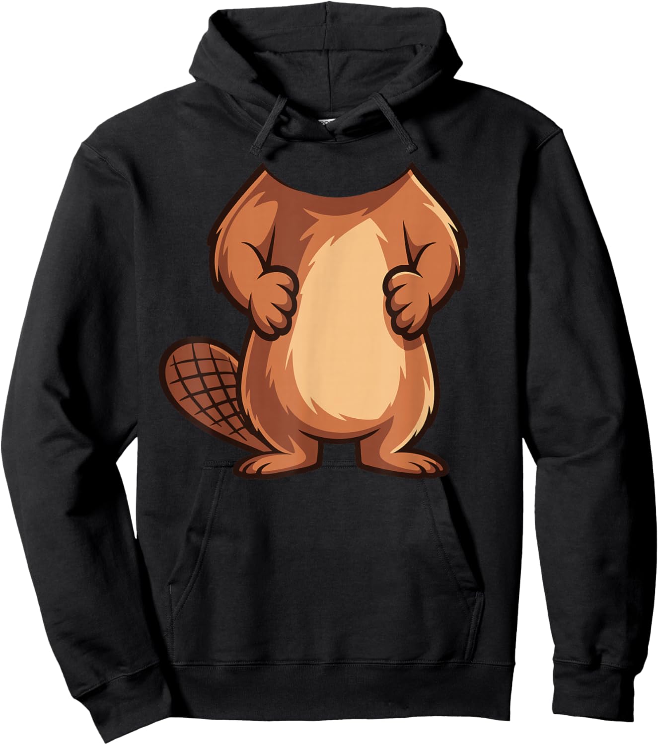 Flannelette Shirt Adult Children Men Women Brown Flannelette Costume Hoodie - Hoodie | Black