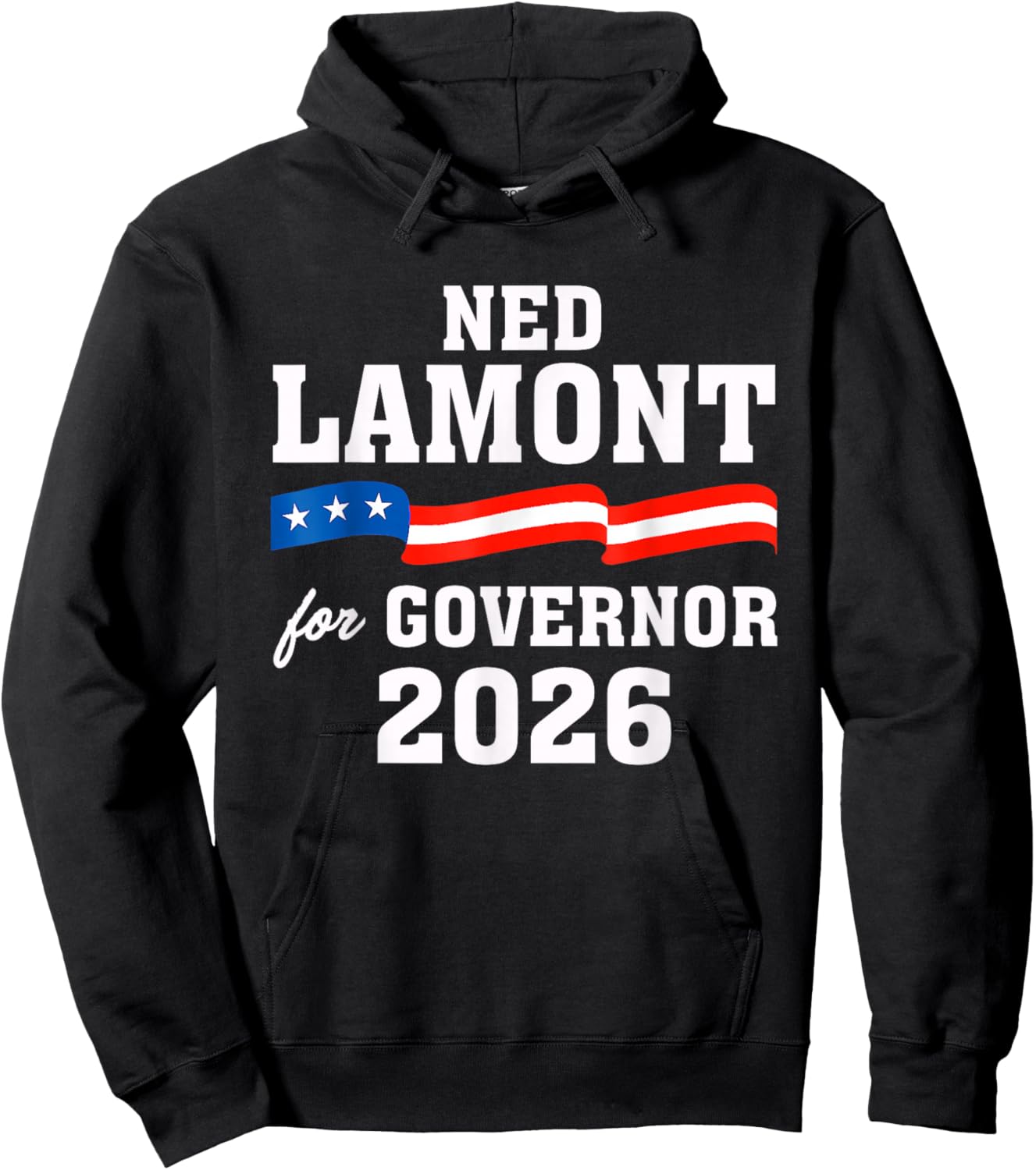 Ned Lamont for Connecticut Governor 2026 Hoodie - Hoodie | Black