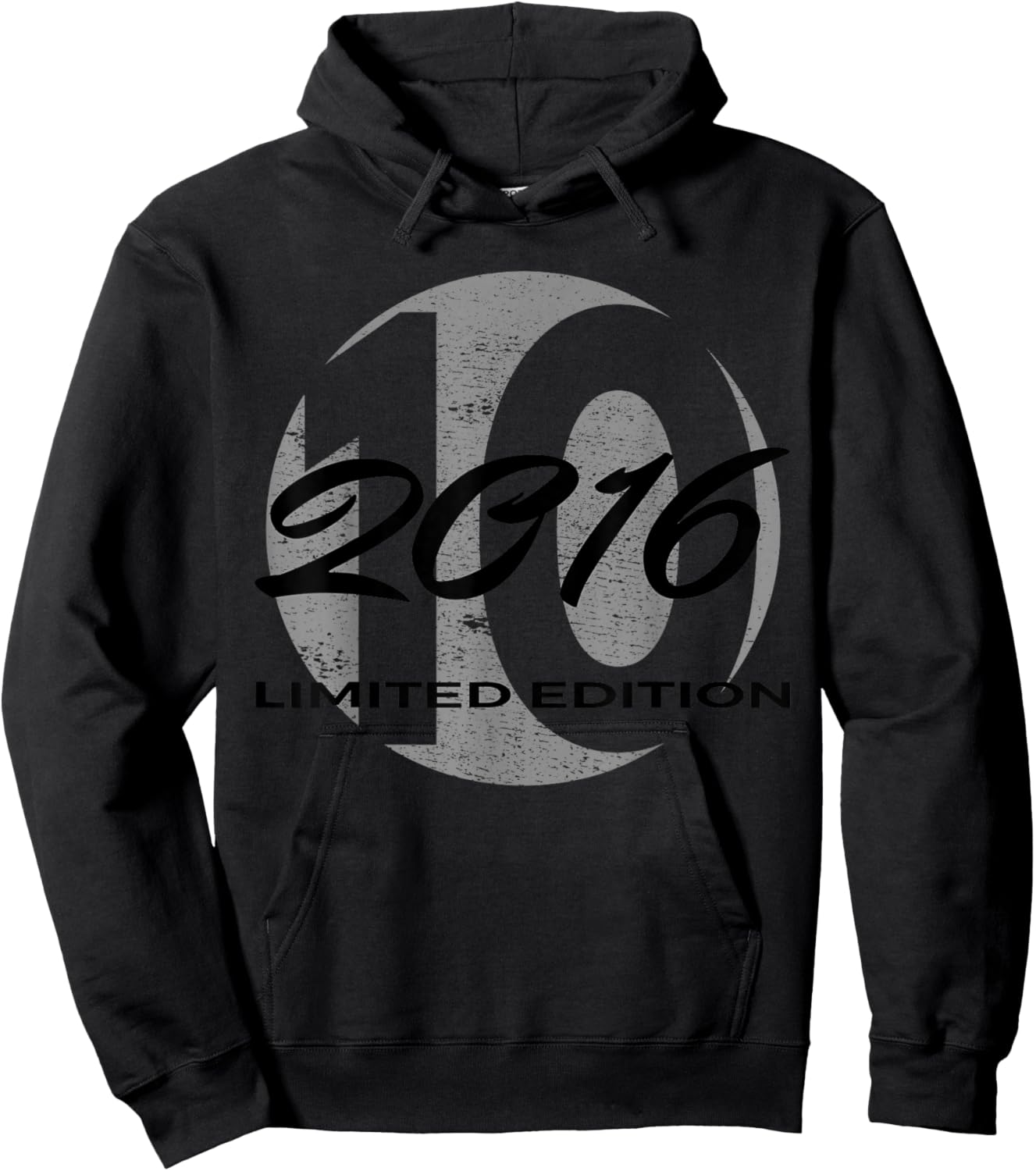 10th Birthday Girl Boy 10 Years 2016 Funny Gift Hoodie - Hoodie | Black