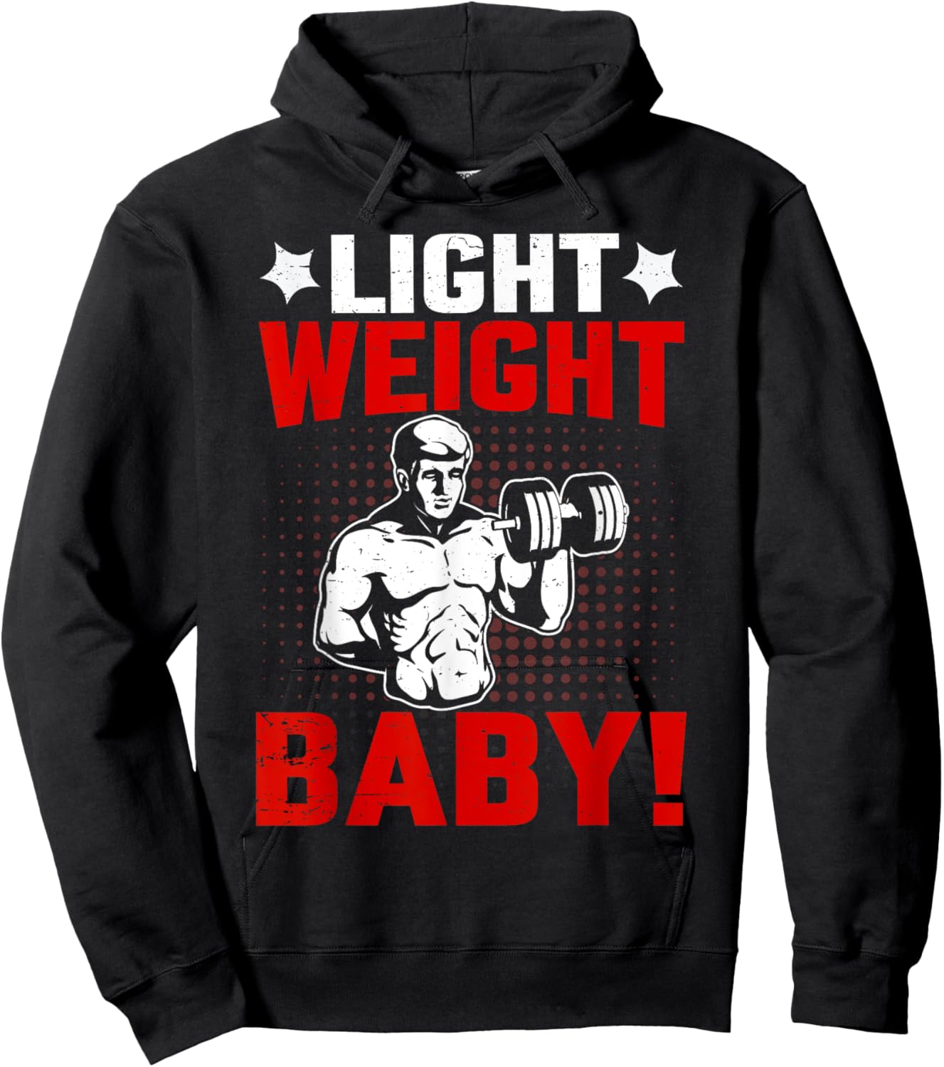 Fitness Motivational Light Weight Baby Ronnie Coleman Hoodie - Hoodie | Black