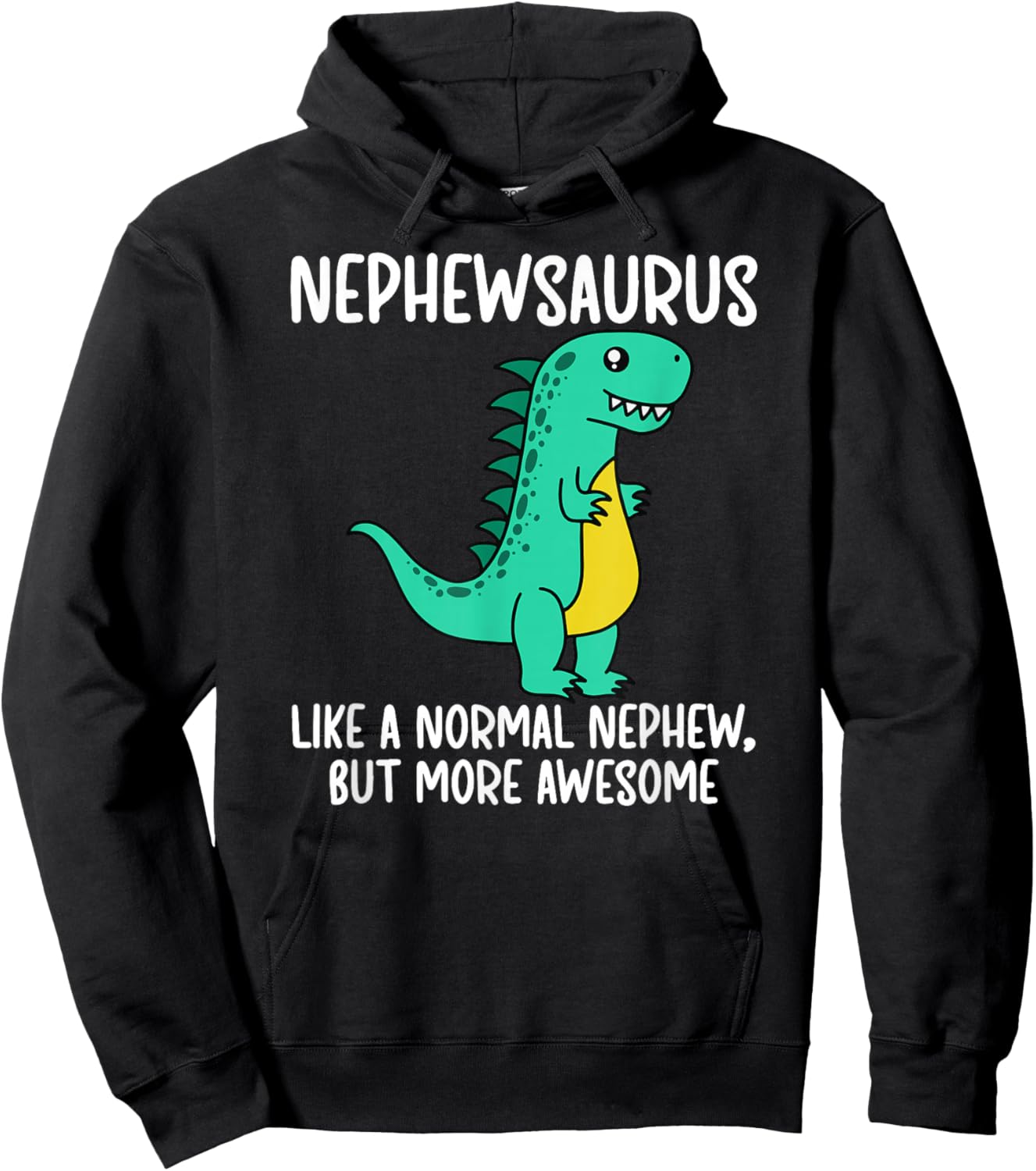 Nephewsaurus Definition from Aunt to Nephew Hoodie - Hoodie | Black