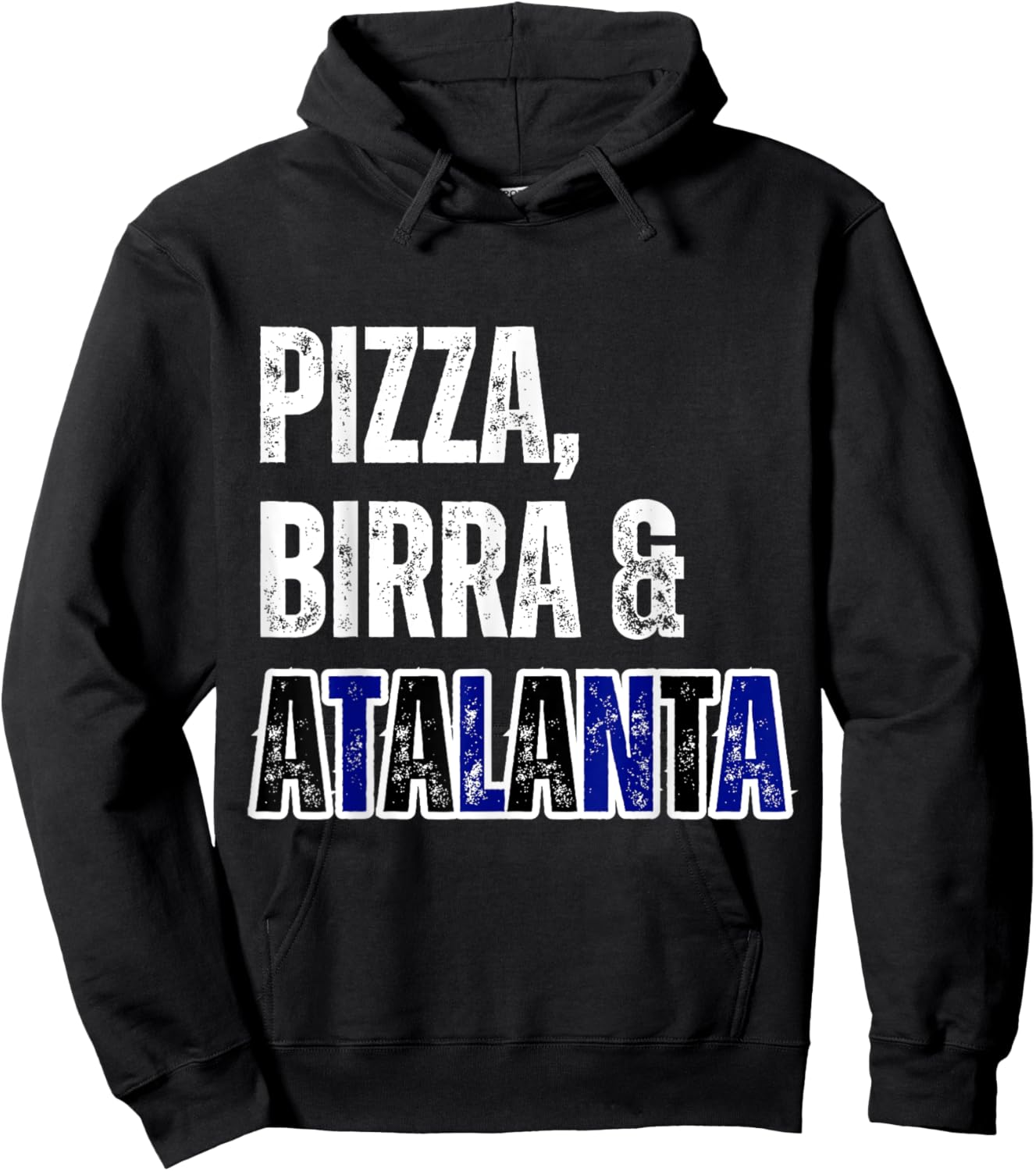 Tifoso Atalanta Pizza Birra Uomo Semplice Bergamo Hoodie - Hoodie | Black