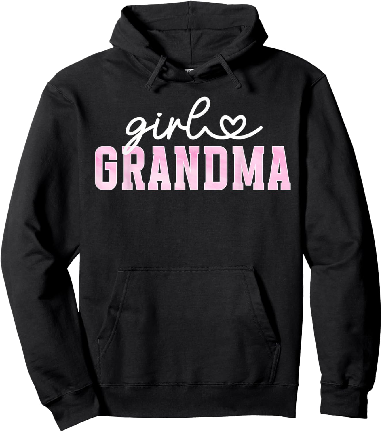 Girl Grandma Boho Grandma of Girls Grandma Girls Grandmother Hoodie - Hoodie | Black